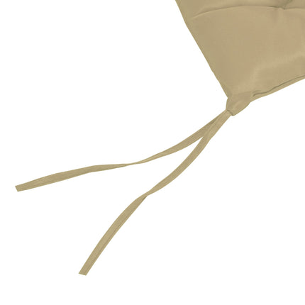 Venkovní sedáky na židle, 98x50 cm, khaki, tloušťka 8 cm