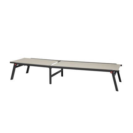 Outdoor Chaise Lounge Chair, Foldable, 5-Position, 400 lb