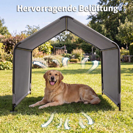 Outdoor Dog Shade Shelter, Waterproof, 51"x46.5"x42.5"