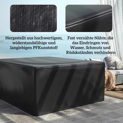 Venkovní kryt na nábytek, vodotěsný, odolný vůči UV, 235x190 cm