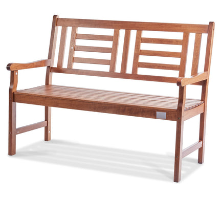 Outdoor Garden Bench, 48 Inch Wood, 700 lb Capacity