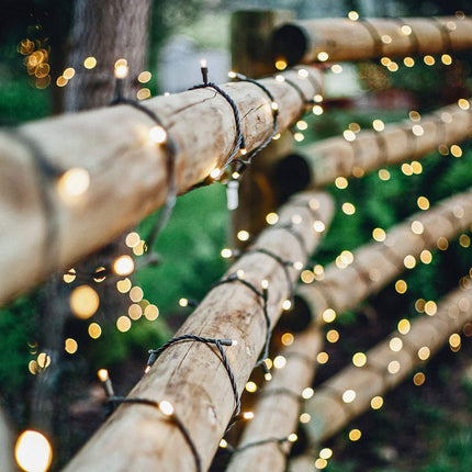 LED Lichterkette Außen 10m, 100 LEDs, Warmweiß