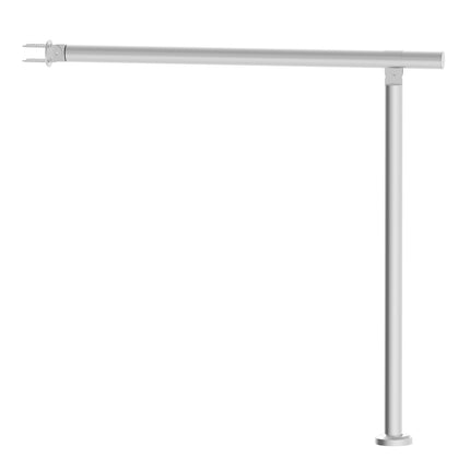 Outdoor Stair Handrail 31.5 in, Stainless Steel, Silver