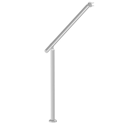 Outdoor Stair Handrail 31.5 in, Stainless Steel, Silver