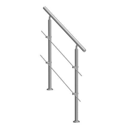 Outdoor Stair Handrail, Stainless Steel, 39.4 Inch