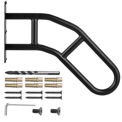 Outdoor Stair Handrails, 29 in Wall Mount, 2 Pack