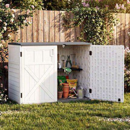 Outdoor Storage Cabinet HDPE with Adjustable Shelves