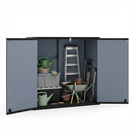 Zahradní domek, 23.5 Cu.ft, uzamykatelný, šedá