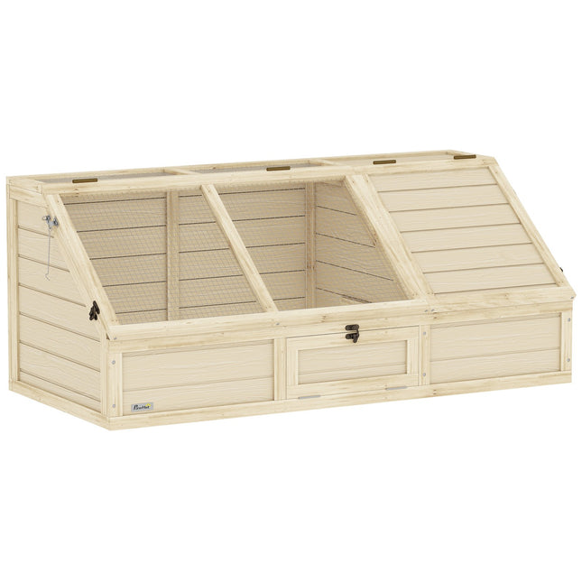 Venkovní výběh pro želvy, design s otevřeným dnem