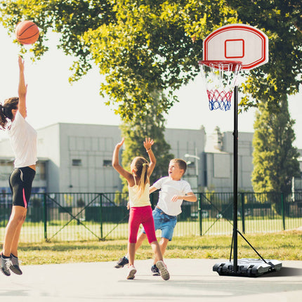 Nastavitelný přenosný venkovní basketbalový koš, 212-250 cm