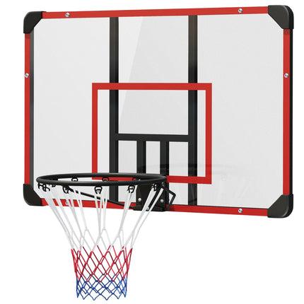 Venkovní basketbalový koš z oceli, na zeď, 113 x 61 x 73 cm
