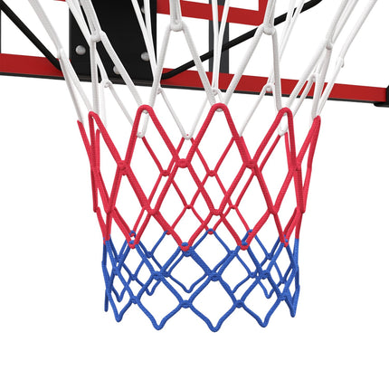 Venkovní basketbalový koš z oceli, na zeď, 113 x 61 x 73 cm