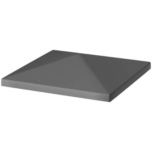 Vodotěsná střešní krytina na altán, 3x3m, tmavě šedá, 370gsm
