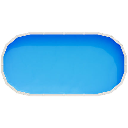 Oval Pool Liner 375 x 732 cm, UniBead, 120 cm Wall Height