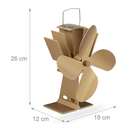 Ventilátor na kamna bez elektřiny