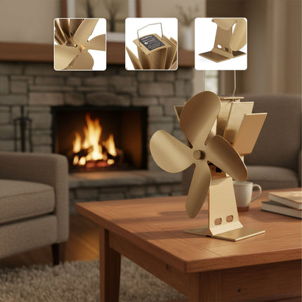 Ventilátor na kamna bez elektřiny