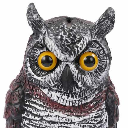 Plašič ptáků sova, 34 cm, realistický design
