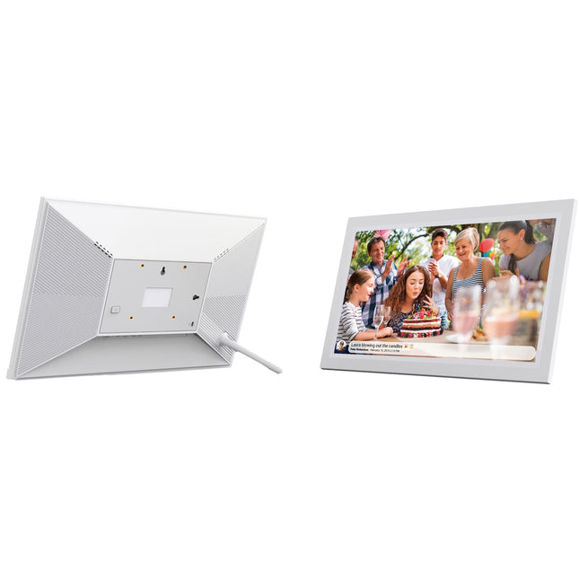 PFF-1503W 15.6” FULL HD digitální Wi-Fi fotorámeček s fotosoftwarem FRAMEO bílý