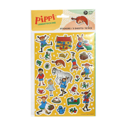 PIPPI samolepky - sada 3 archů pro kreativní projekty