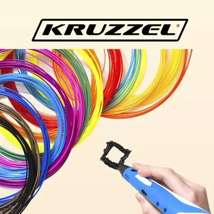 PLA 3D filaments - 20 pcs. x 3m Kruzzel 19874