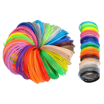PLA 3D filamenty - sada 30 ks x 5m