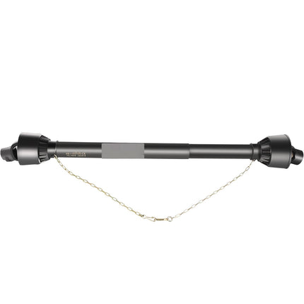 PTO Drive Shaft, 1-3/8 in 6-Spline, 43–61 in; Round End