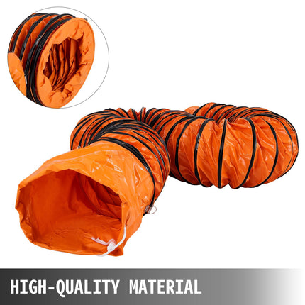 PVC Flexible Duct Hose, 12-Inch x 32-Ft Ventilation
