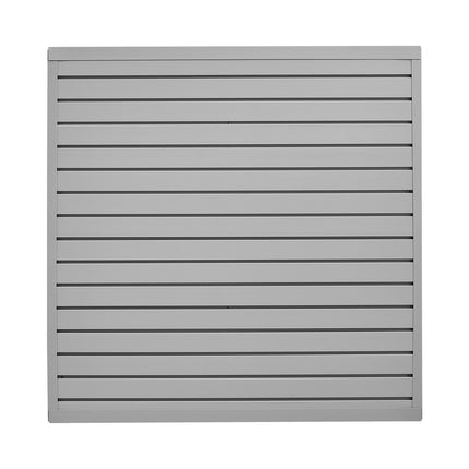 PVC Slatwall Panels 4x4 ft, Grey, 4-Pack, Garage