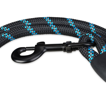 Polstrované vodítko pro psa černé 150 cm