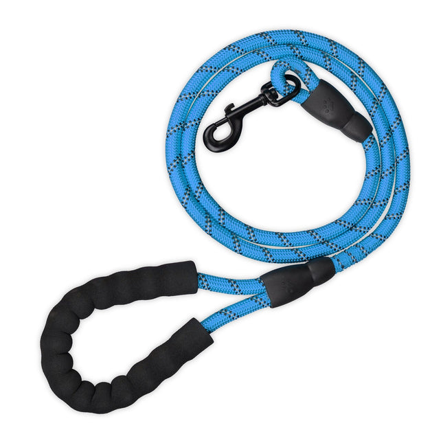 Polstrované vodítko pro psa modré 150 cm