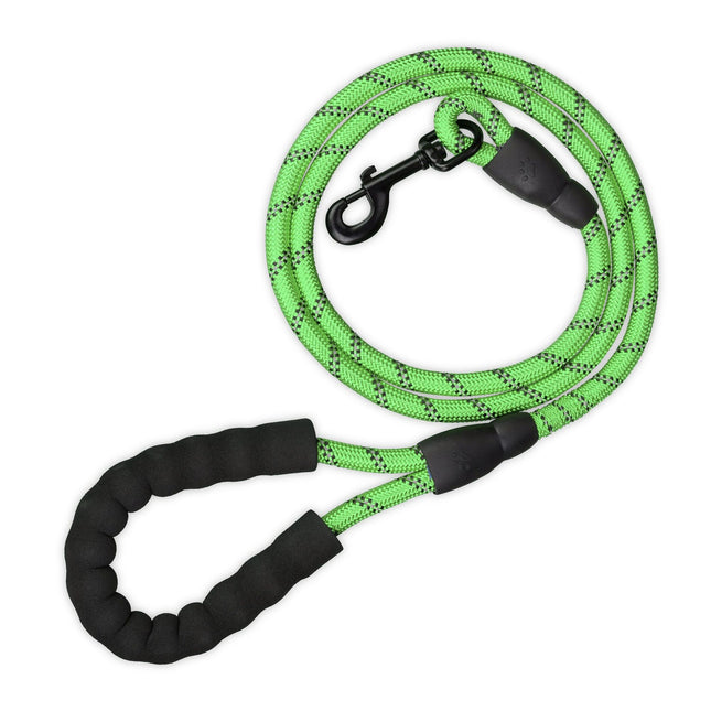 Polstrované vodítko pro psa zelené 150 cm