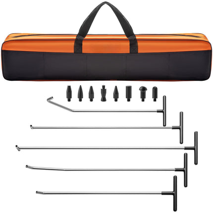 Paintless Dent Repair Rod Kit, 13-Piece, Stainless Steel