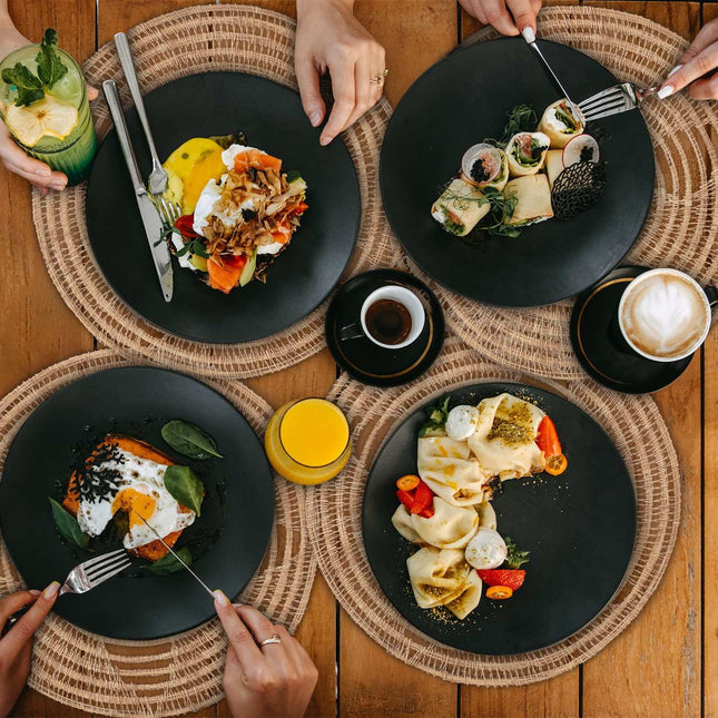 Prostírání z palmového vlákna, sada 4 ks – žáruvzdorné