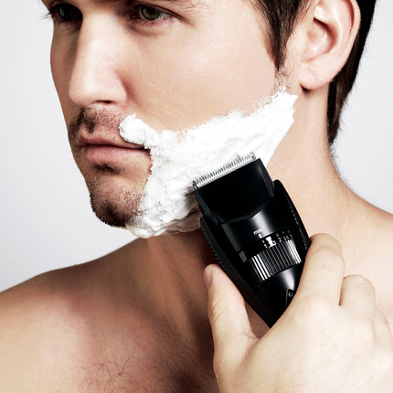 Panasonic Beard Trimmer Wet/Dry with 20 Length Settings, 0.5–10 mm, Black
