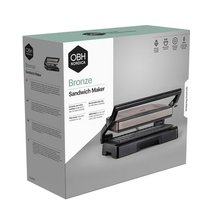 Panini gril 1000W, keramický nepřilnavý, vertikální uložení