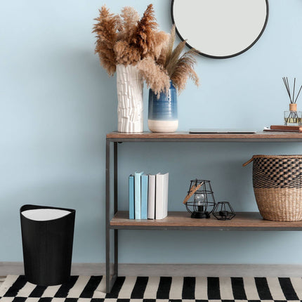 Paper basket in wood look 9 l