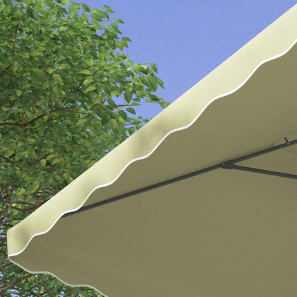 Boční slunečník 243x243cm s UV ochranou a dvojitou stříškou