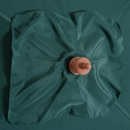 Nastavitelný skládací zahradní slunečník, smrk, zelený 200x150x230 cm