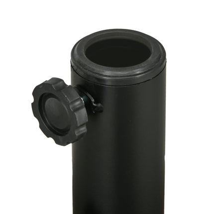 Stojan na slunečník 29 kg, černá, vzhled ratanu, pro tyče Ø38/48 mm