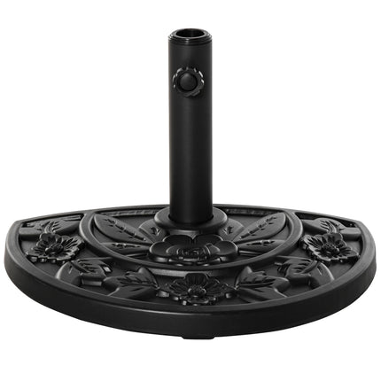 Stojan na zahradní slunečník 9Kg, květinový design, Ø35/38/48Mm