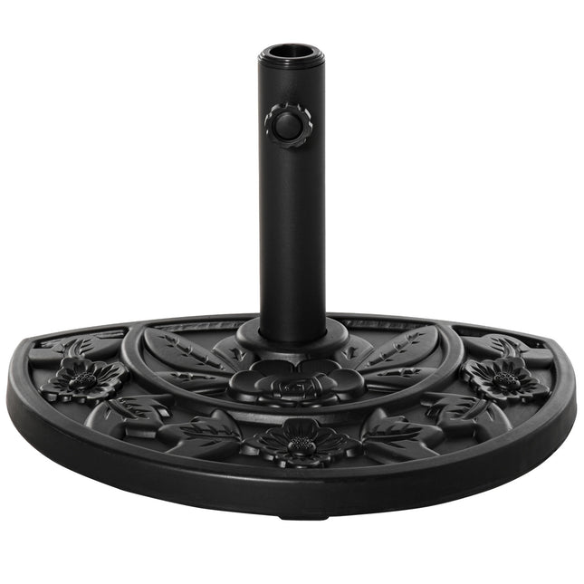 Stojan na zahradní slunečník 9Kg, květinový design, Ø35/38/48Mm