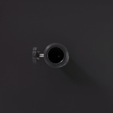 Stojan na slunečník z černého kovu — pro slunečníky Ø35/38/48 mm