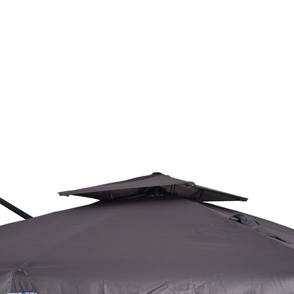 Boční slunečník, UV50+ se stojanem a obalem, 270x270 cm