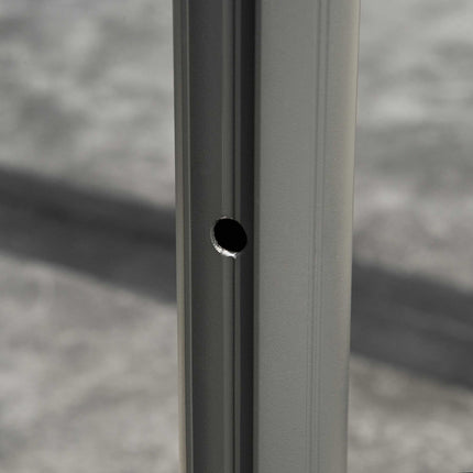 UV50+ cantilever umbrella with stand, cover and weights
