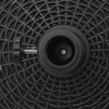 Umbrella base with wheels, Rattan look, 25 Kg, Ø38/48 mm