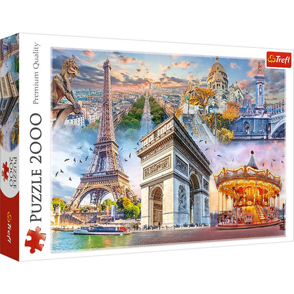 Paris Puzzle 2000 Teile - Hochwertiges Puzzle für Erwachsene