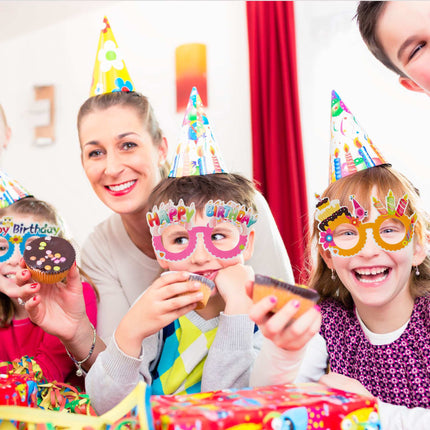 Párty brýle „Happy Birthday“ sada 6 ks