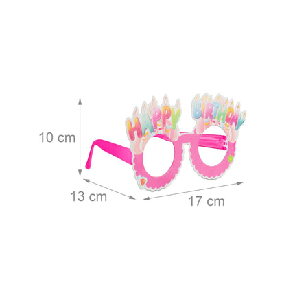 Párty brýle „Happy Birthday“ sada 6 ks
