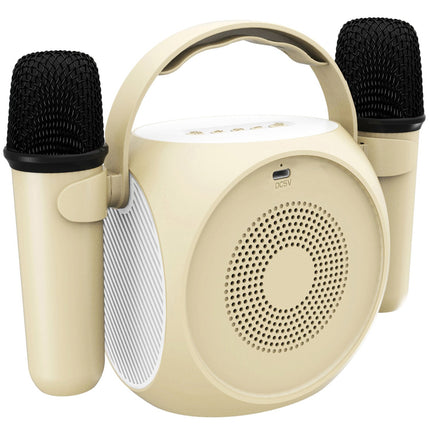 Partymic2 bezdrátový reproduktor RGB + 2 bezdrátové mikrofony