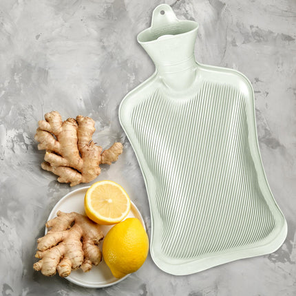 Pastel Green 2L Hot Water Bottle for Pain Relief